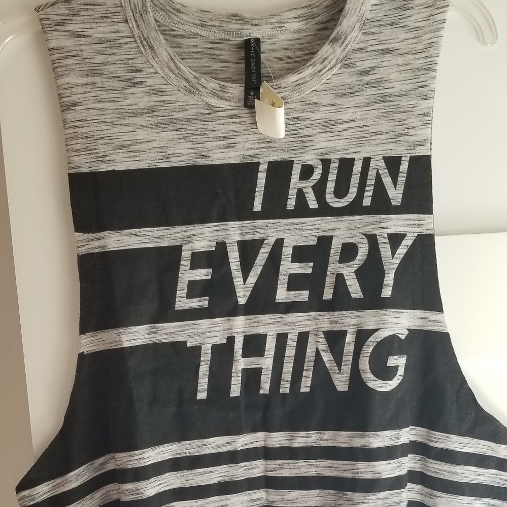 NWT Live Live Dream Muscle Tank top